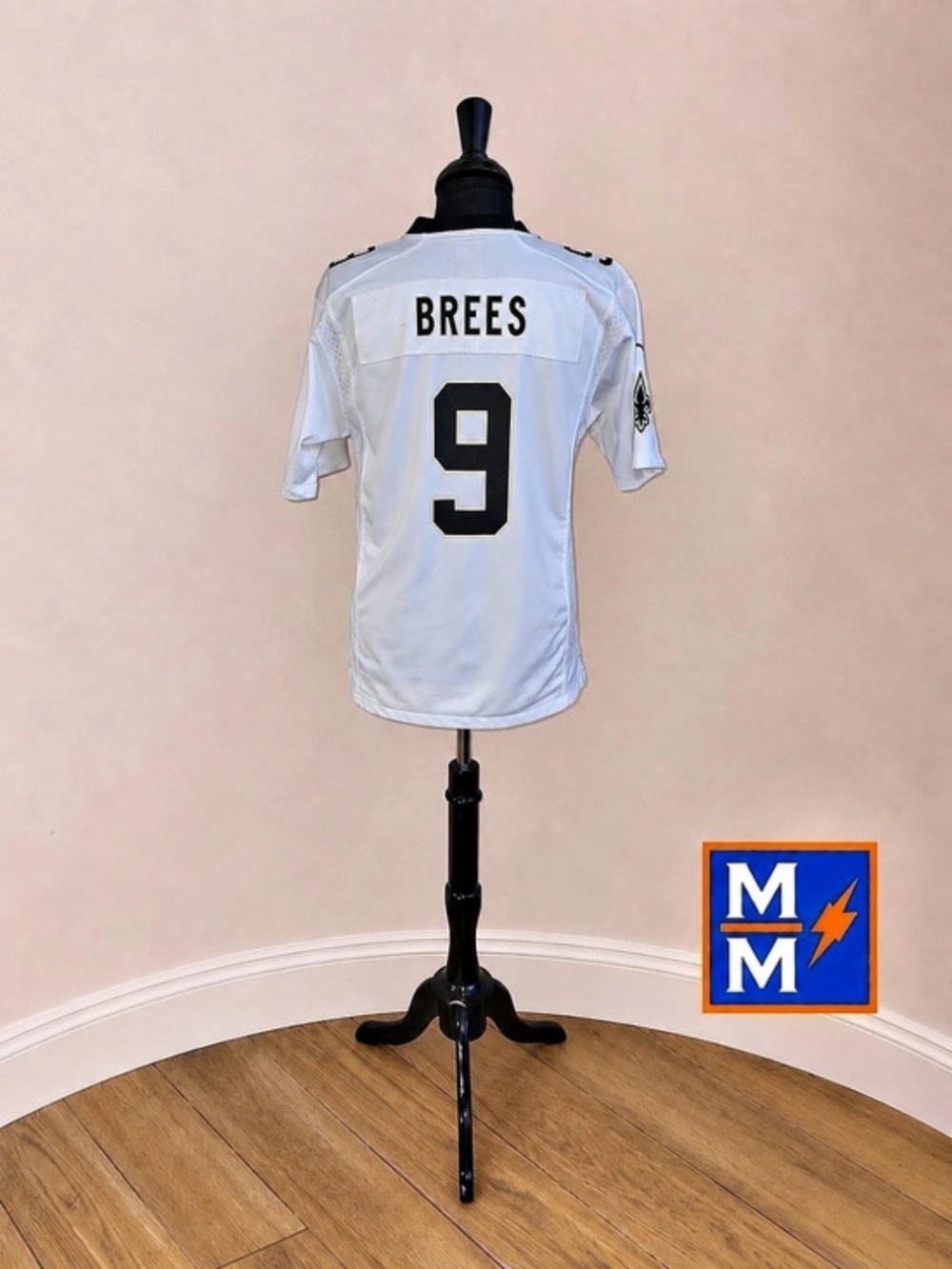 Nike Drew Brees #9 New Orleans Saints Youth L White NFL Jersey